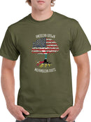 American Grown Mozambician Roots T-shirt -SmartPrintsInk Designs