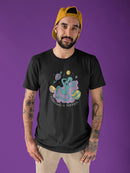 Floating In Paradise T-shirt -SmartPrintsInk Designs
