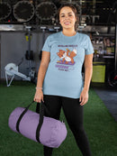 Cute Fox Installing Muscles T-shirt -SmartPrintsInk Designs