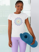 Mandala Rainbow Flower T-shirt -SmartPrintsInk Designs