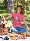 Faith Over Fear Daisy Shaped T-shirt -SmartPrintsInk Designs