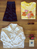 Autum Colors Flower Garland Tie Dye Tee -SmartPrintsInk Designs