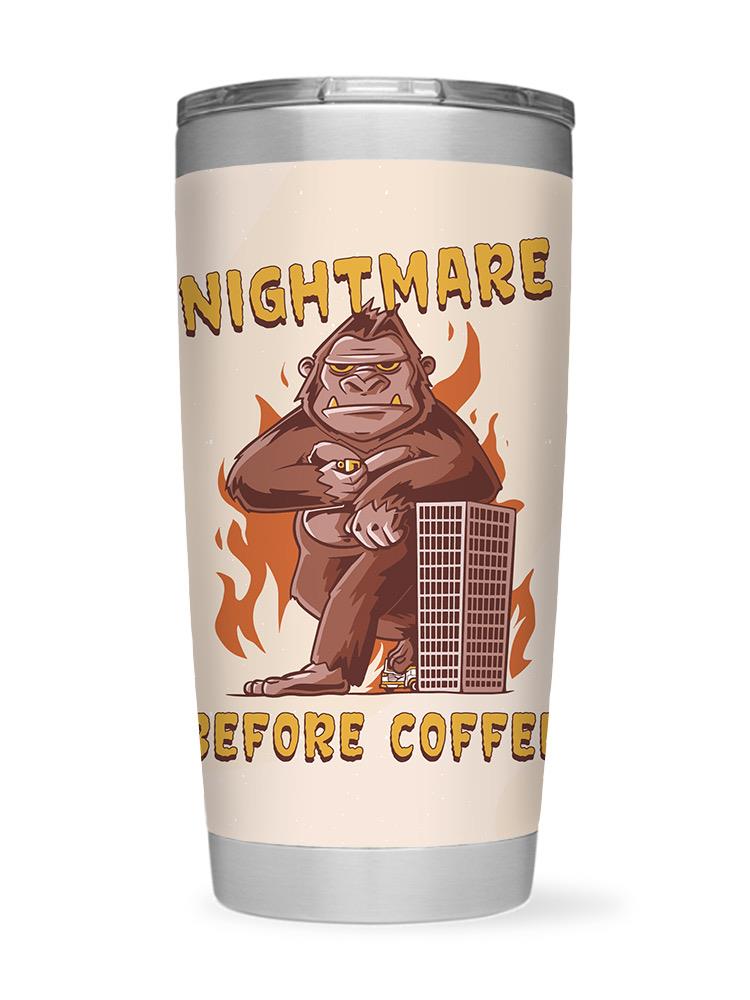 Nightmare Before Coffee Tumbler -SmartPrintsInk Designs