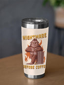 Nightmare Before Coffee Tumbler -SmartPrintsInk Designs