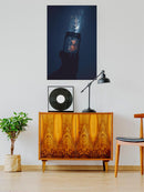 Galaxy In Mason Jar Wall Art -SmartPrintsInk Designs