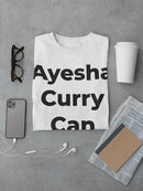 Ayesha Curry Can Cook. T-shirt -SmartPrintsInk Designs