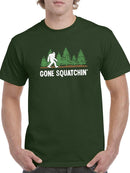 Gone Squatchin Art T-shirt -SmartPrintsInk Designs