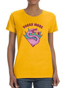 Vacay Mode Flamingo T-shirt -SmartPrintsInk Designs