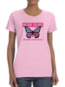 Nature Colors Butterfly T-shirt -SmartPrintsInk Designs