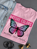 Nature Colors Butterfly T-shirt -SmartPrintsInk Designs