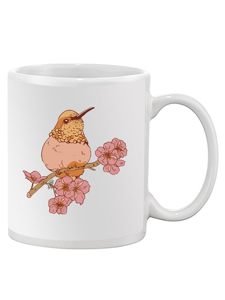 Hummingbird On Blooming Branch Mug -SmartPrintsInk Designs
