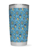 Colorful Seashell Pattern Tumbler -SmartPrintsInk Designs