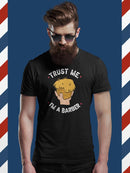 Trust Me I'm A Barber T-shirt -SmartPrintsInk Designs