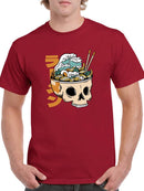 Ramen Cool Skull Bowl T-shirt -SmartPrintsInk Designs
