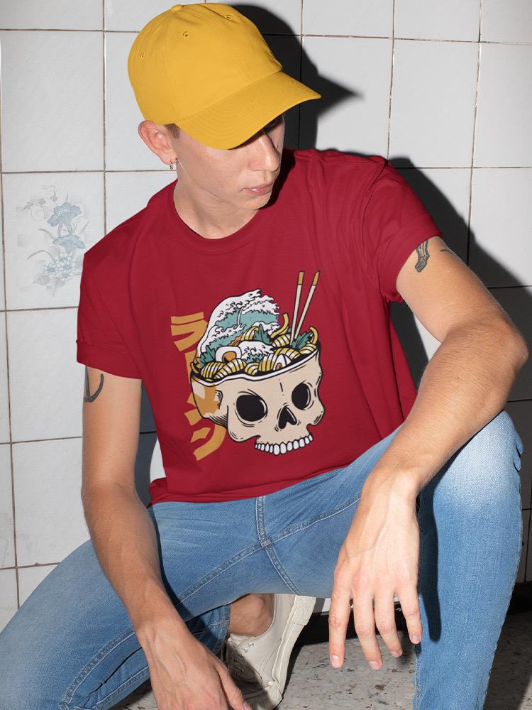 Ramen Cool Skull Bowl T-shirt -SmartPrintsInk Designs