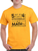 5 Out Of 4 People T-shirt -SmartPrintsInk Designs