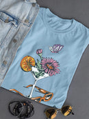 But First Cocktails Watercolor T-shirt -SmartPrintsInk Designs