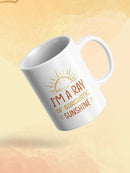 I'm A Ray Of Sarcastic Sunshine Mug -SmartPrintsInk Designs