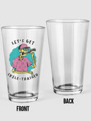 Let's Get Skeletrashed Cool Pint Glass -SmartPrintsInk Designs