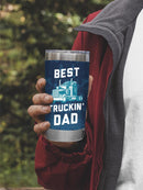 Best Truckin' Dad Tumbler -SmartPrintsInk Designs