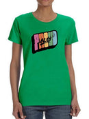 Proud Ally Bubblegum Text T-shirt -SmartPrintsInk Designs