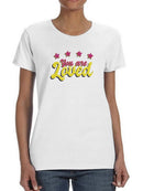 You Are Loved Bubblegum Text T-shirt -SmartPrintsInk Designs