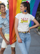 You Are Loved Bubblegum Text T-shirt -SmartPrintsInk Designs