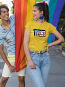 Trans Power Bubblegum Text T-shirt -SmartPrintsInk Designs