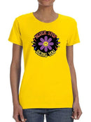 Never Stop Being You Daisy T-shirt -SmartPrintsInk Designs