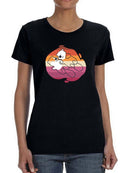 Beaver Couple W Pride Flag T-shirt -SmartPrintsInk Designs