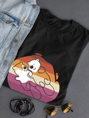 Beaver Couple W Pride Flag T-shirt -SmartPrintsInk Designs
