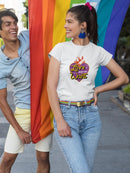 Love Who You Want Retro Heart T-shirt -SmartPrintsInk Designs