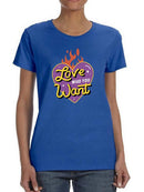 Love Who You Want Retro Heart T-shirt -SmartPrintsInk Designs