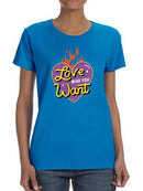 Love Who You Want Retro Heart T-shirt -SmartPrintsInk Designs