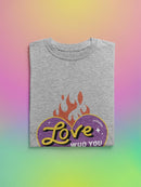 Love Who You Want Retro Heart T-shirt -SmartPrintsInk Designs