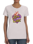 Love Who You Want Retro Heart T-shirt -SmartPrintsInk Designs