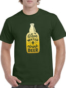 Save Water Drink Beer. Caption T-shirt -SmartPrintsInk Designs