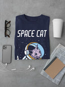 Space Cat Meows On Mars T-shirt -SmartPrintsInk Designs
