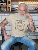 Awesome Dads Have Beards T-shirt -SmartPrintsInk Designs