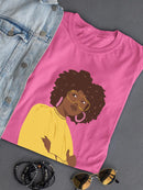 Melanin Lineless Art T-shirt -SmartPrintsInk Designs
