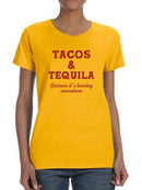 Tacos And Tequila It's Tuesday T-shirt -SmartPrintsInk Designs