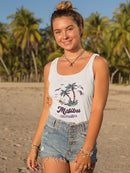 Malibu California Watercolors T-shirt -SmartPrintsInk Designs