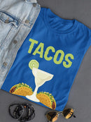 Tacos And Margs T-shirt -SmartPrintsInk Designs
