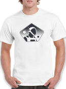 Spaceman Oortrait T-shirt -SmartPrintsInk Designs