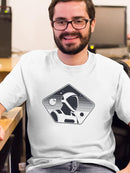 Spaceman Oortrait T-shirt -SmartPrintsInk Designs