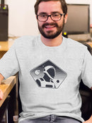 Spaceman Oortrait T-shirt -SmartPrintsInk Designs