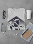 Spaceman Oortrait T-shirt -SmartPrintsInk Designs