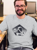 Spaceman Oortrait T-shirt -SmartPrintsInk Designs