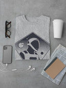 Spaceman Oortrait T-shirt -SmartPrintsInk Designs