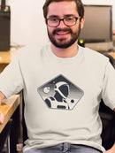 Spaceman Oortrait T-shirt -SmartPrintsInk Designs